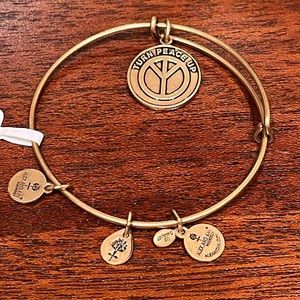 Alex & Ani “Turn Peace Up” Bracelet - NWT